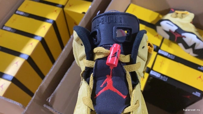 X AIR CN1084-300 TRAVIS 6 SCOTT JORDAN YELLOW 1104